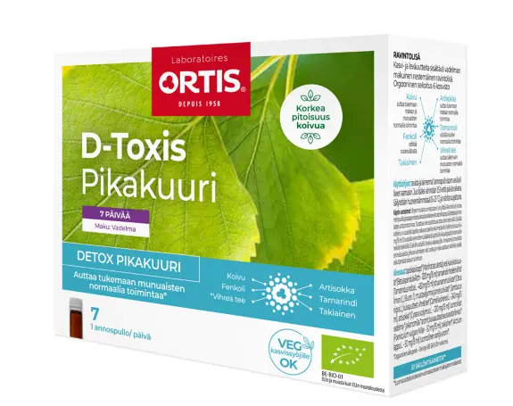 Detox-pikakuuri, vadelma
