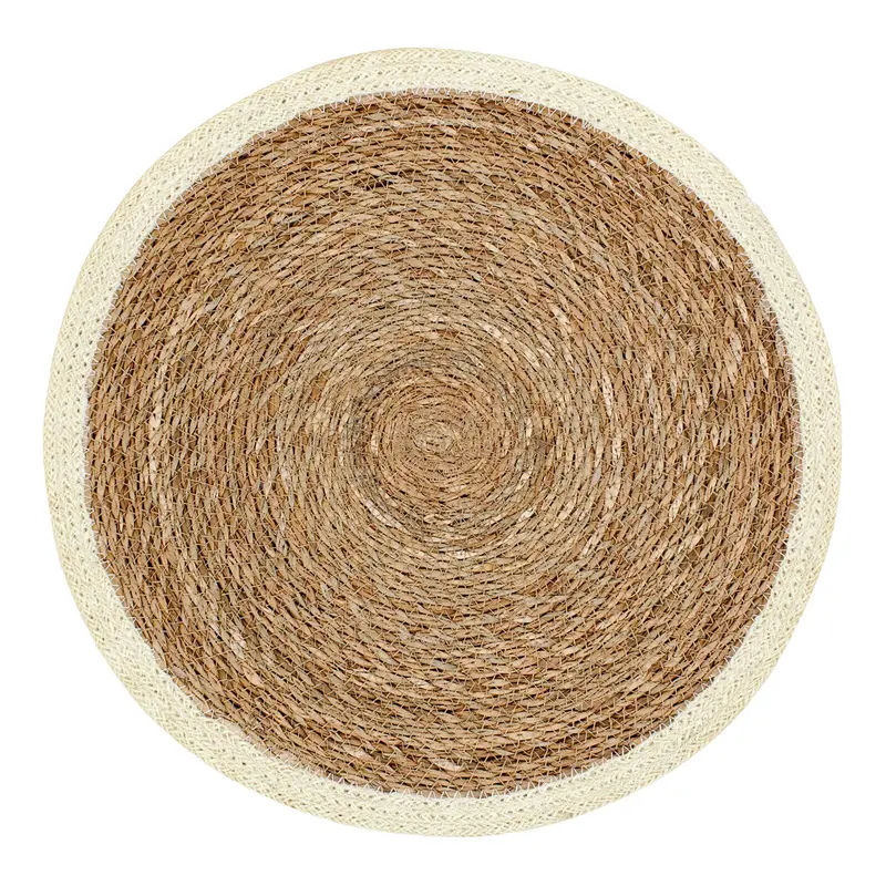Dixie Emil pöytätabletti ø40cm, ruskea/valkoinen