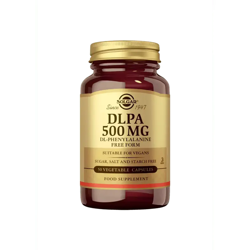 DL-Fenyylialaniini 500mg DLPA 50 kaps, Solgar