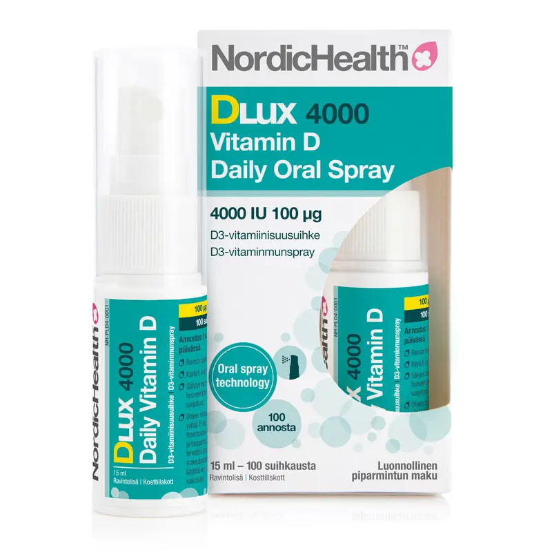 DLux 4000 D3-vitamiini 100 ug, 15 ml