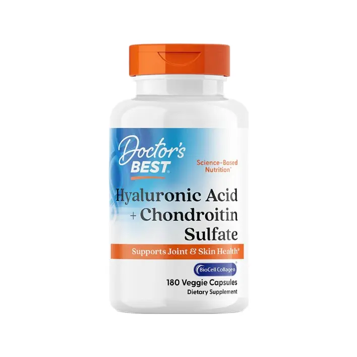 Doctor's Best Hyaluronic Acid + Chondroitin Sulfate with BioCell Collagen 180 Kapselit