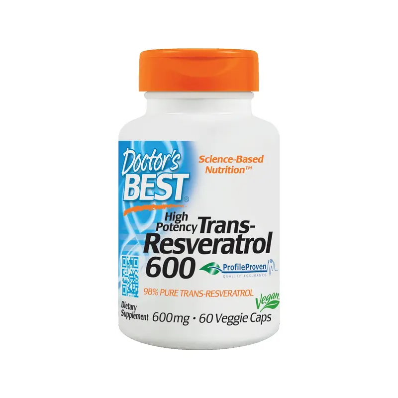 Doctor's Best Trans-Resveratrol 600 600 mg 60 Kapselit