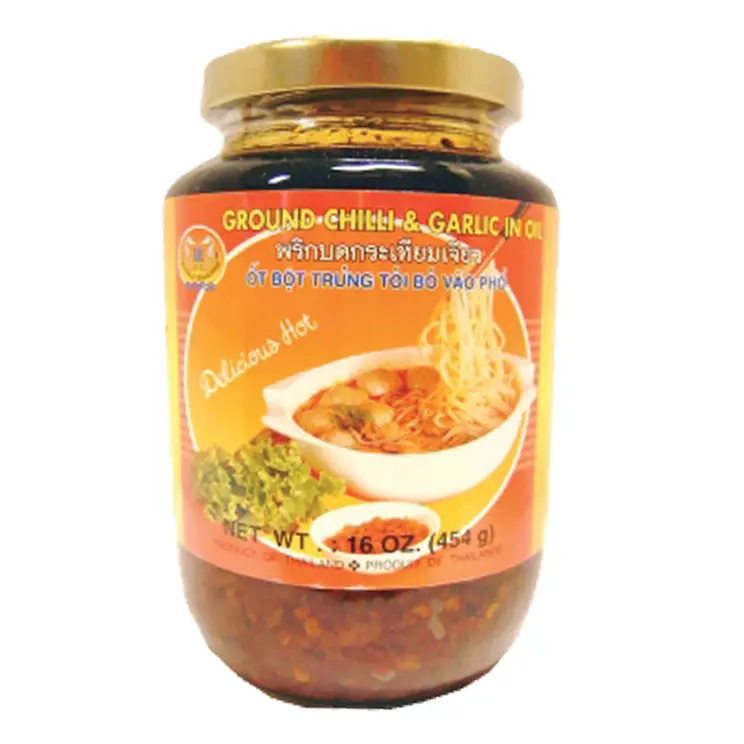DOUBLE SEAHORSE, GROUND CHILLI GARLIC IN OIL 454G