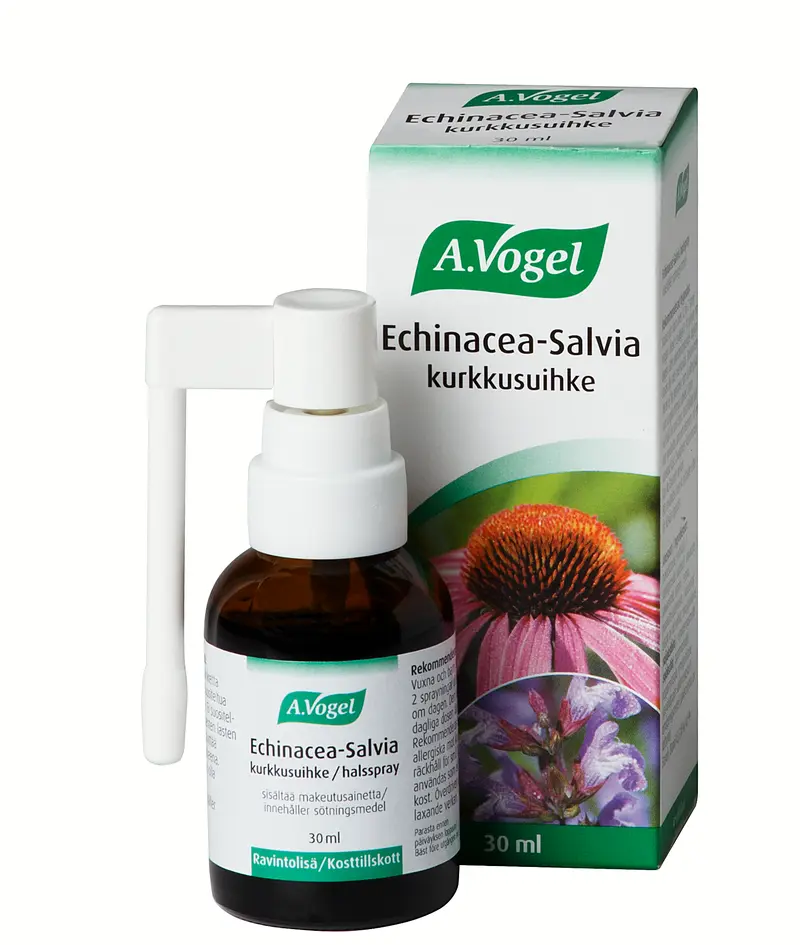 Echinacea-Salvia kurkkusuihke, 30 ml
