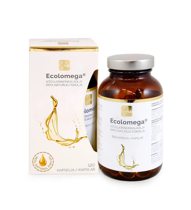 Ecolomega-kalaöljykapselit , 119 g