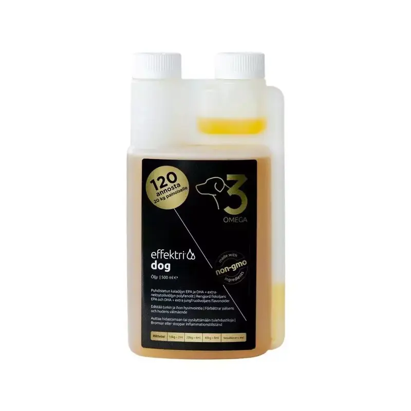 Effektri Dog - Omega-3 koirille 500 ml
