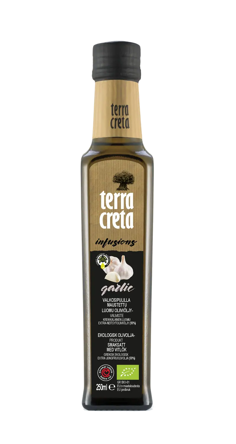 Ekstra-neitsytoliiviöljy, valkosipuli 250 ml