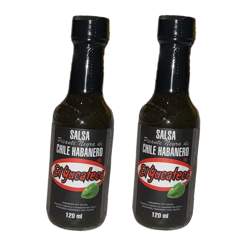 El Yucateco Chile&Habanero Salsa Musta x2