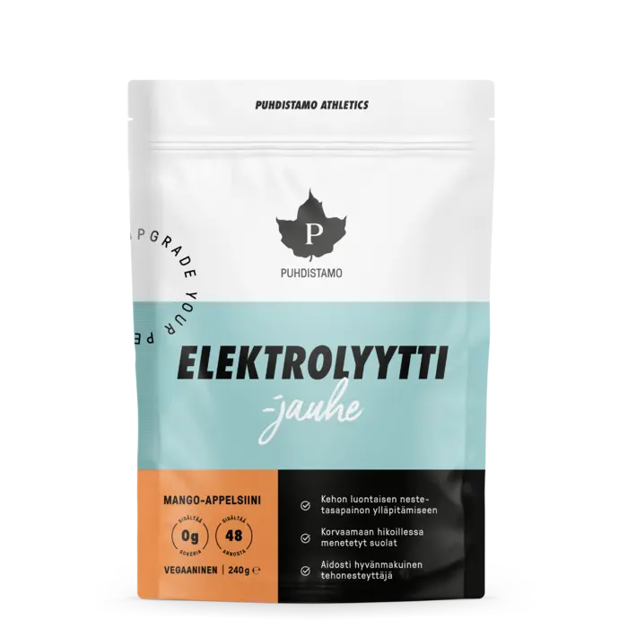 Elektrolyyttijauhe, Mango-Appelsiini 240 g