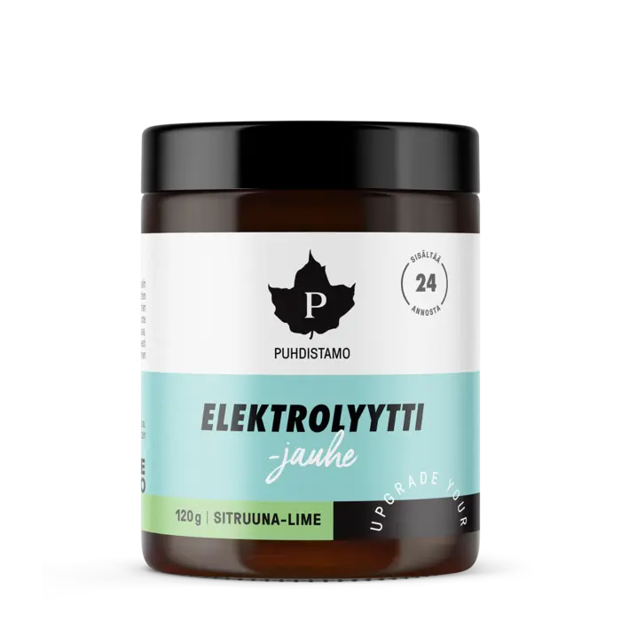 Elektrolyyttijauhe, sitruuna & lime, 120 g
