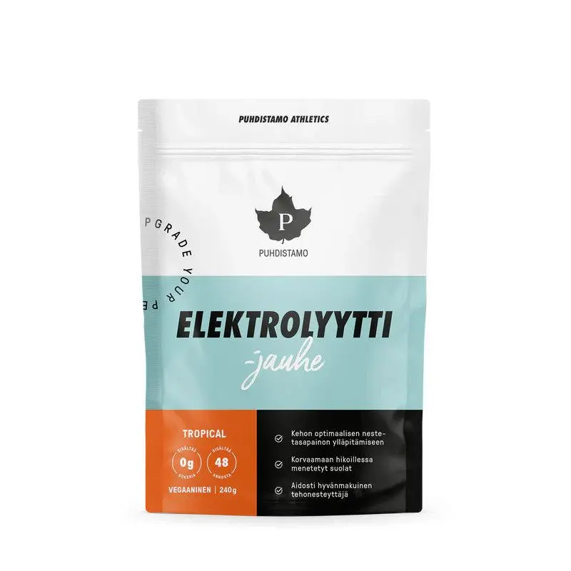Elektrolyyttijauhe Tropical 240g, Puhdistamo