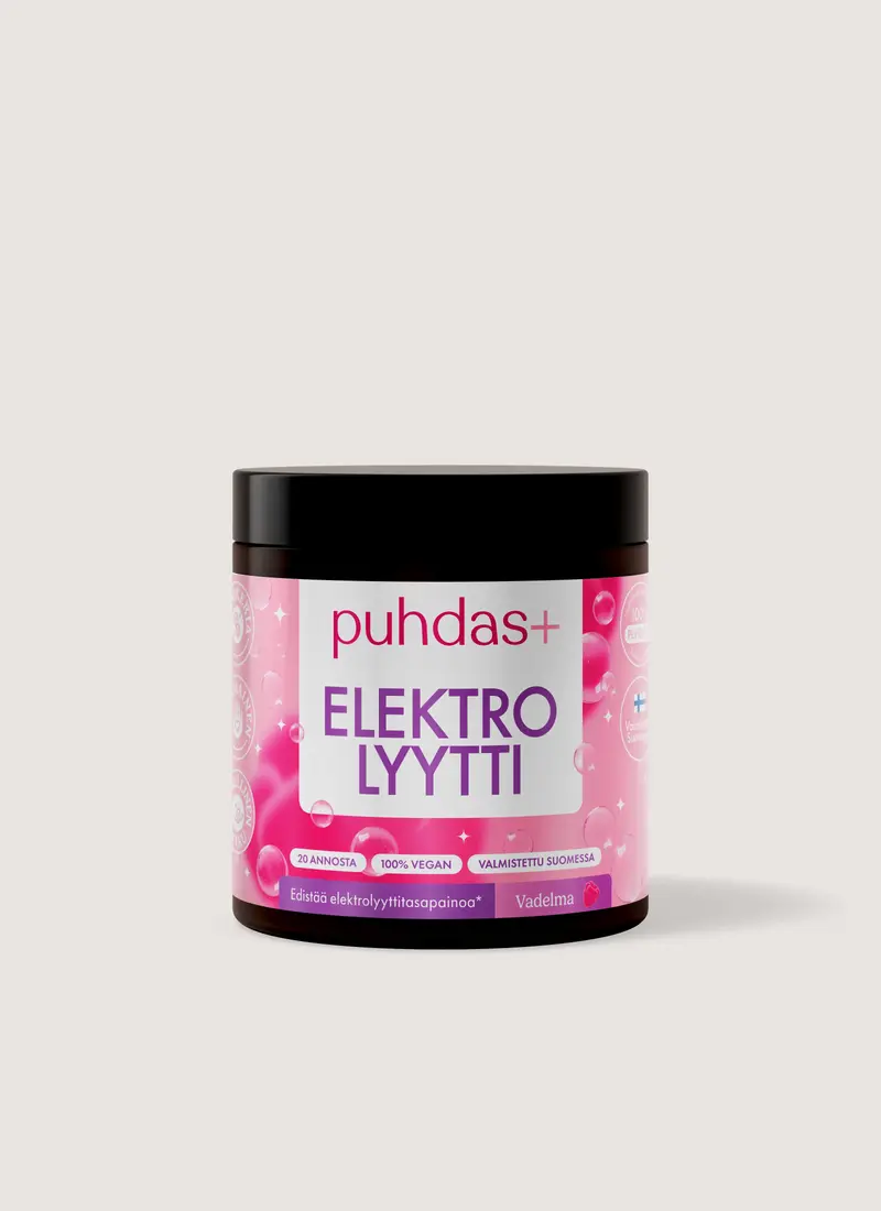 Elektrolyyttijauhe Vadelma 120g