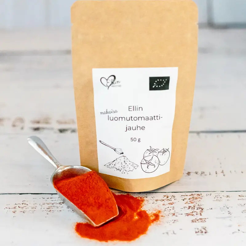 Ellin keittiö — Ellin makoisa tomaattijauhe, luomu, 50 g