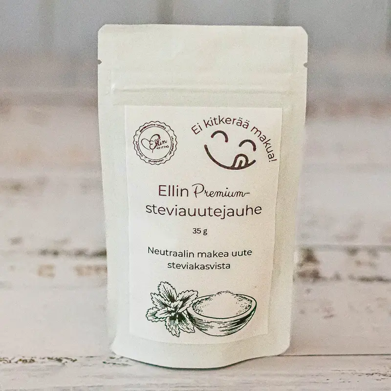 Ellin keittiö — Ellin Premium-steviauutejauhe, 35 g