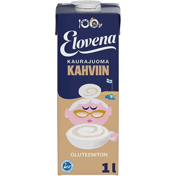 Elovena 1l kaurajuoma kahviin