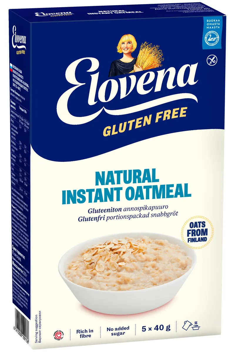 Elovena 200g gluteeniton maustamaton annospikapuuro