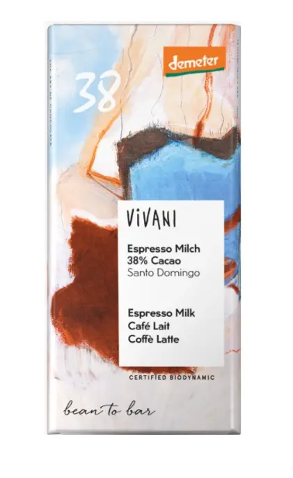 Espresso maitosuklaa 38%, 90 g