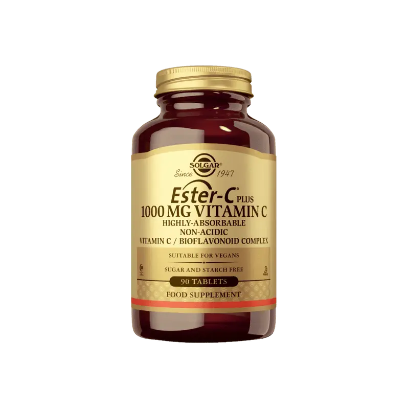 Ester-C Plus 1000mg C-vitamiini 90 tabl, Solgar