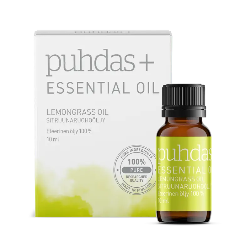 Eteerinen öljy, sitruunaruoho, 10 ml