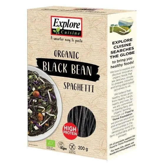 Explore Cuisine Luomu Mustapapu Spagetti
