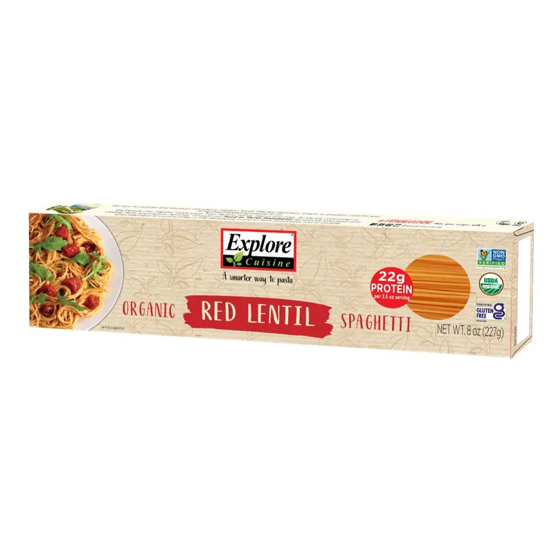 Explore Cuisine Luomu Punainen Linssi Spagetti