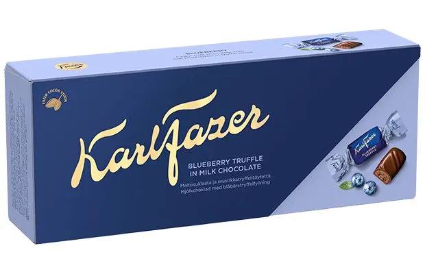 Fazer Blueberry Truffle Praline