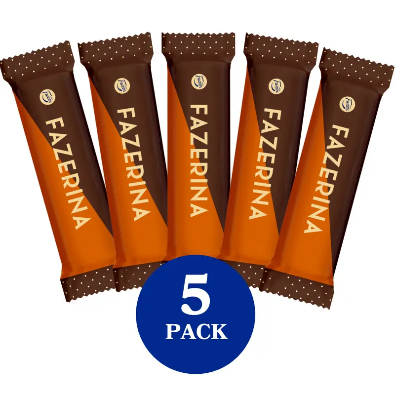 Fazer Fazerina appelsiinitryffeli suklaapatukka 37g 5-PACK