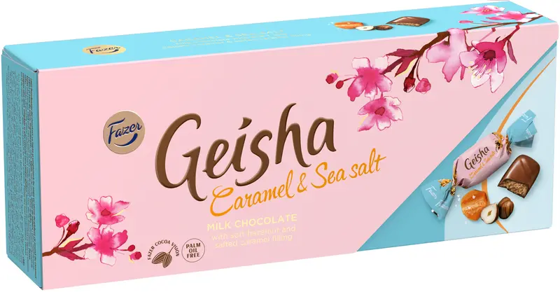 Fazer Geisha Seasalt & Caramel konvehti 250g