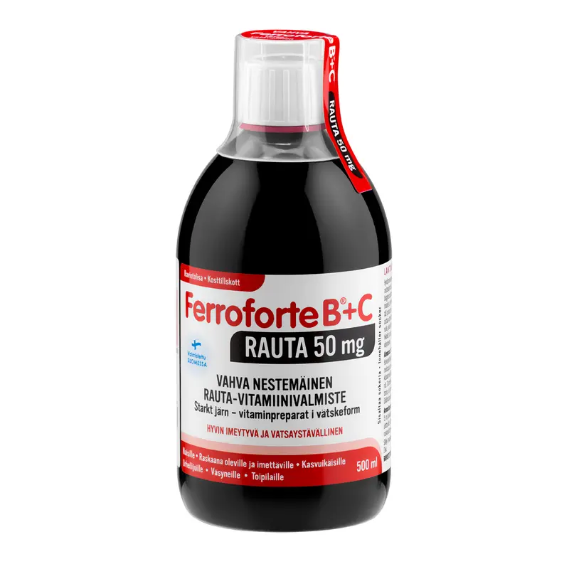 Ferroforte B + C 50 mg, 500 ml