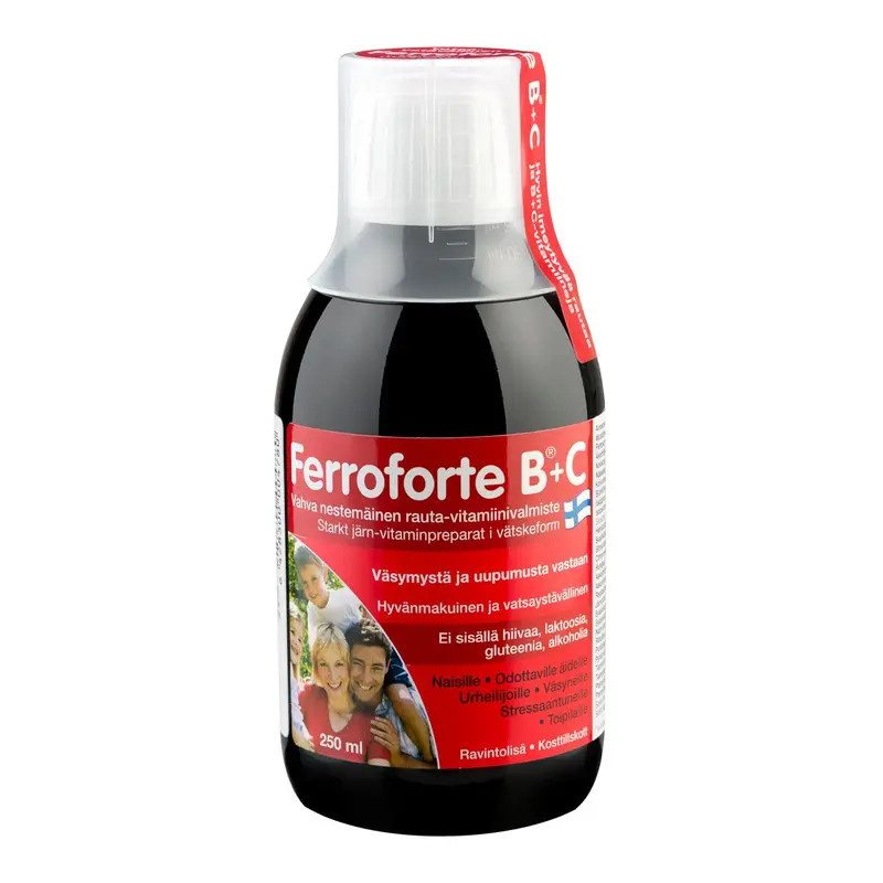 Ferroforte B + C nestemäinen rautavalmiste