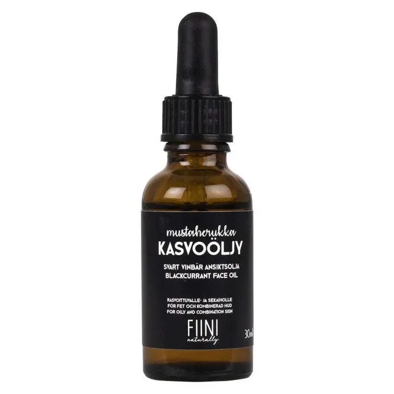 Fiini Naturally Mustaherukka Kasvoöljy