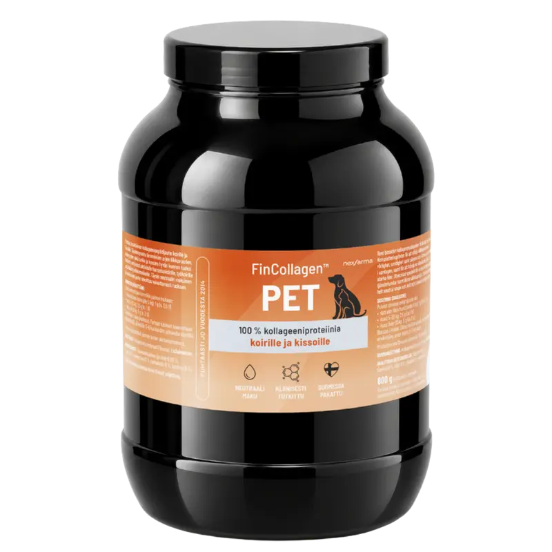 FinCollagen Pet - Täydennysravinne koirille ja kissoille 800 g