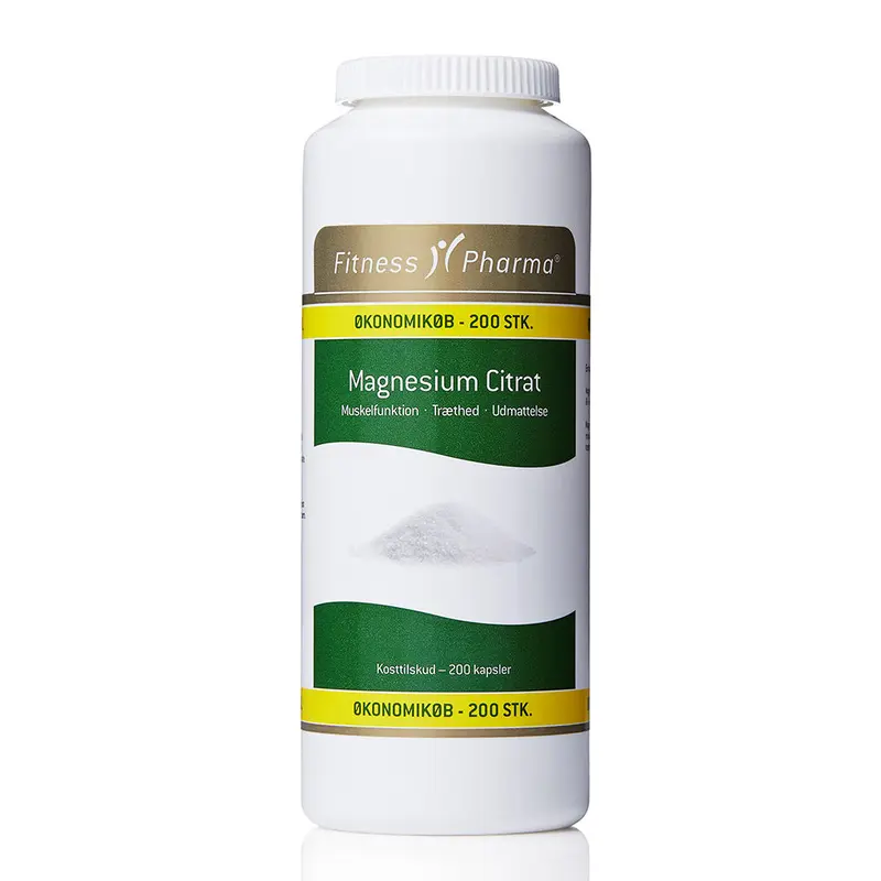 Fitness Pharma Magnesium Citrat LUOMU (200 kpl)
