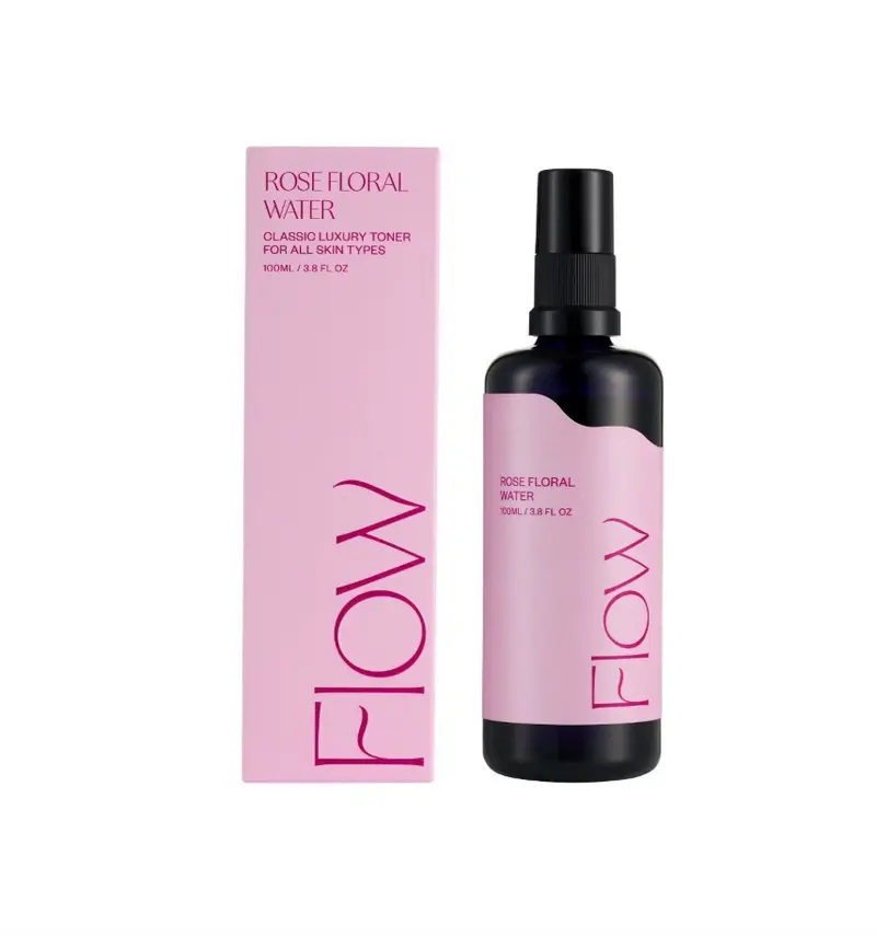 Flow Luomu Ruusuvesi 100 ml