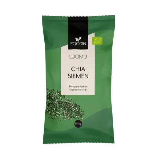 Foodin - Chia-siemen, luomu, 600g