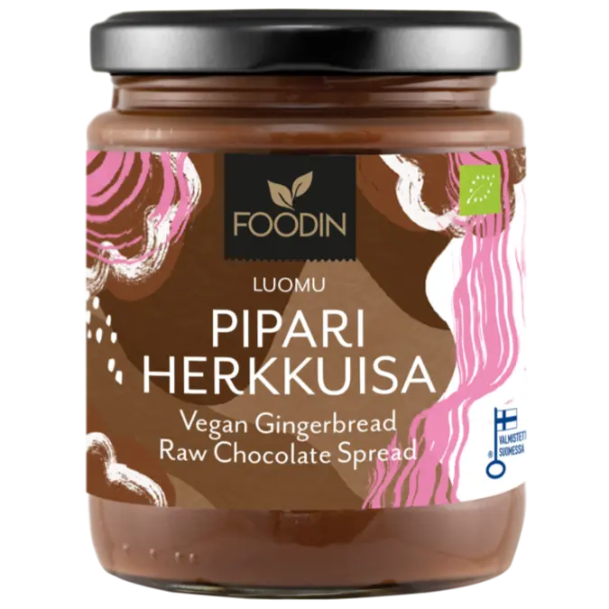 Foodin Gingerbread Hazelnut Raw Chocolate Spread
