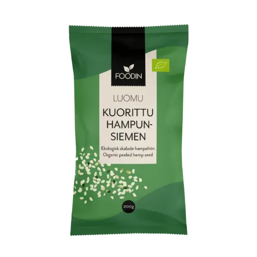 Foodin - Hampunsiemen, kuorittu, 200g