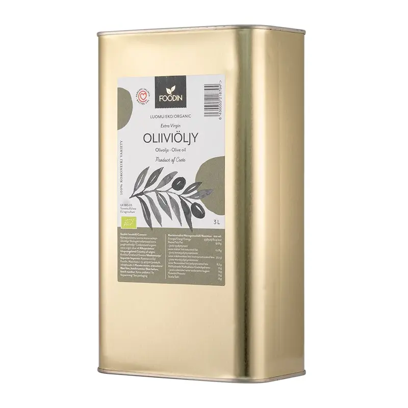 Foodin Luomu Extra Virgin Oliiviöljy