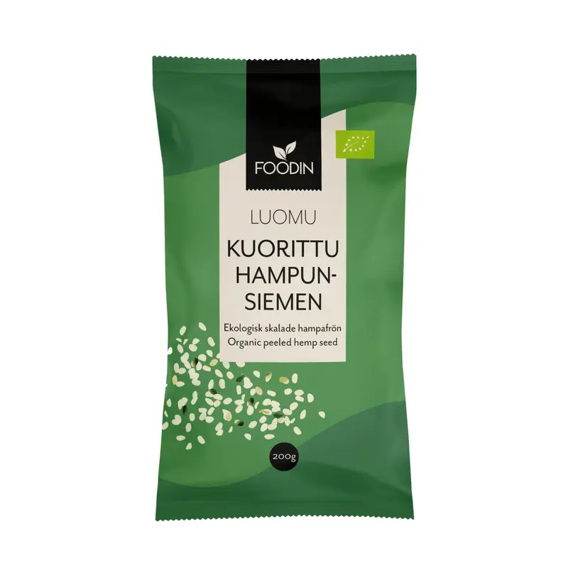 Foodin Luomu Kuorittu Hampunsiemen