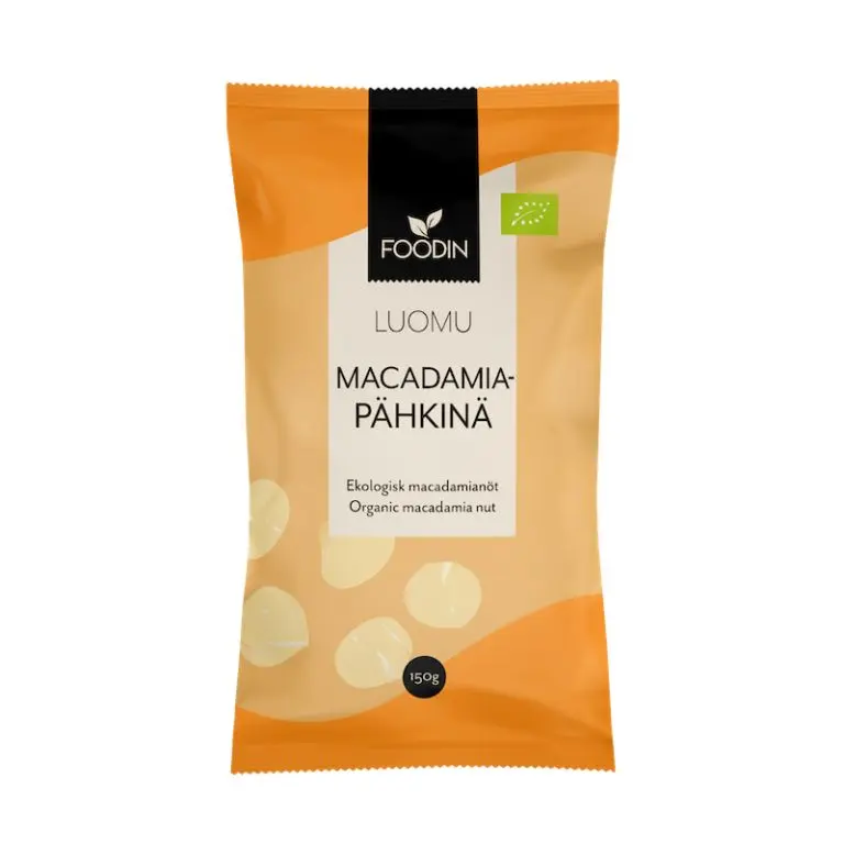 Foodin Luomu Macadamiapähkinä