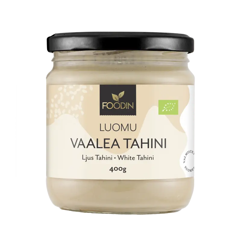 Foodin — Tahini (seesaminsiementahna), vaalea, luomu, 400 g