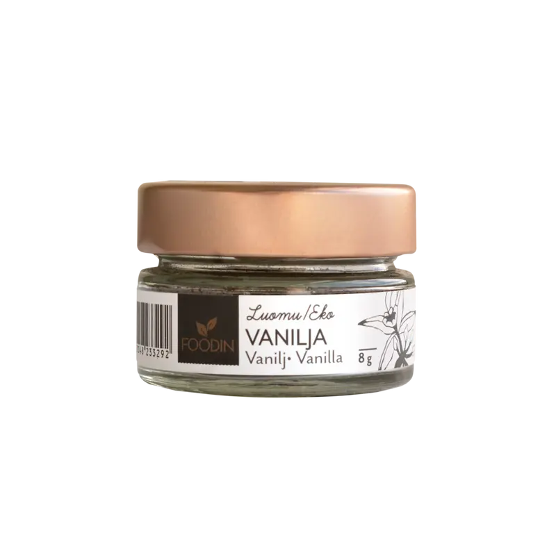 Foodin — Vaniljajauhe, luomu, 8 g