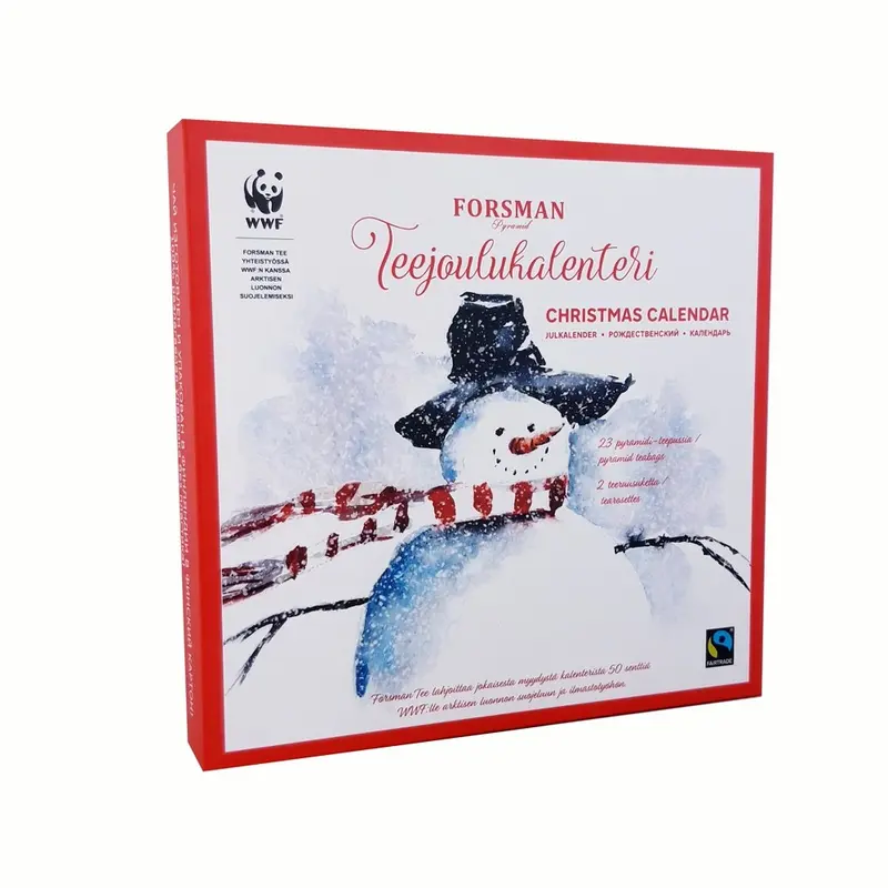 Forsman Teejoulukalenteri Lumiukko