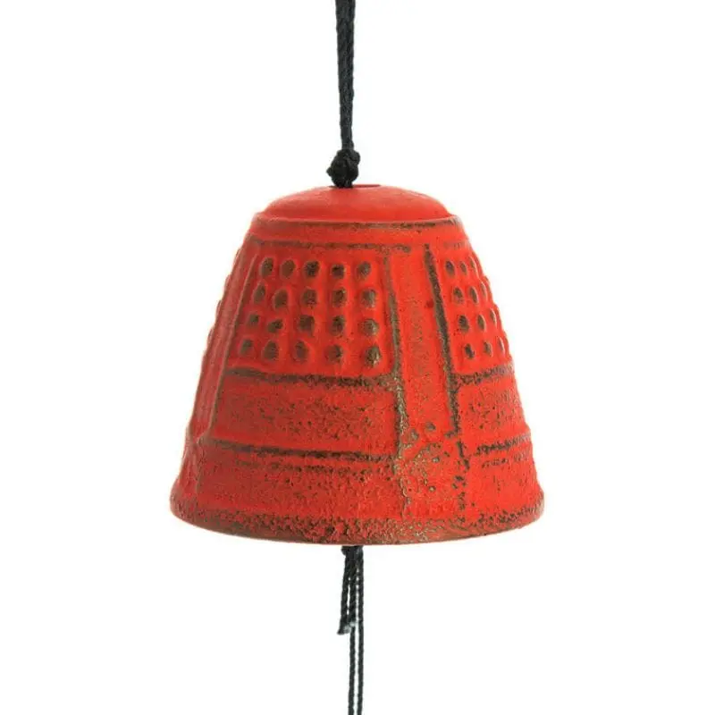 Furin Iwachu Japanilainen kellonsoitto punainen - 4,5 cm