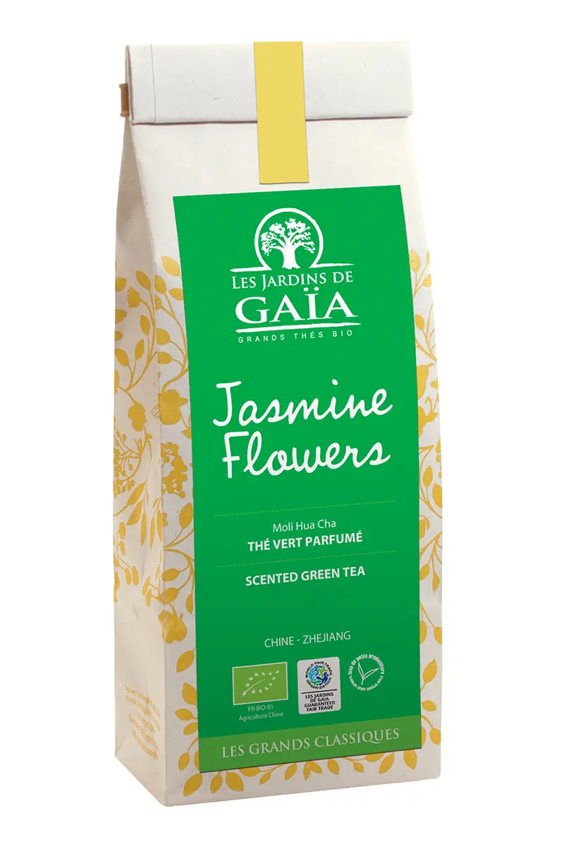 Gaia Jasmine, vihreä irtotee, 100 g