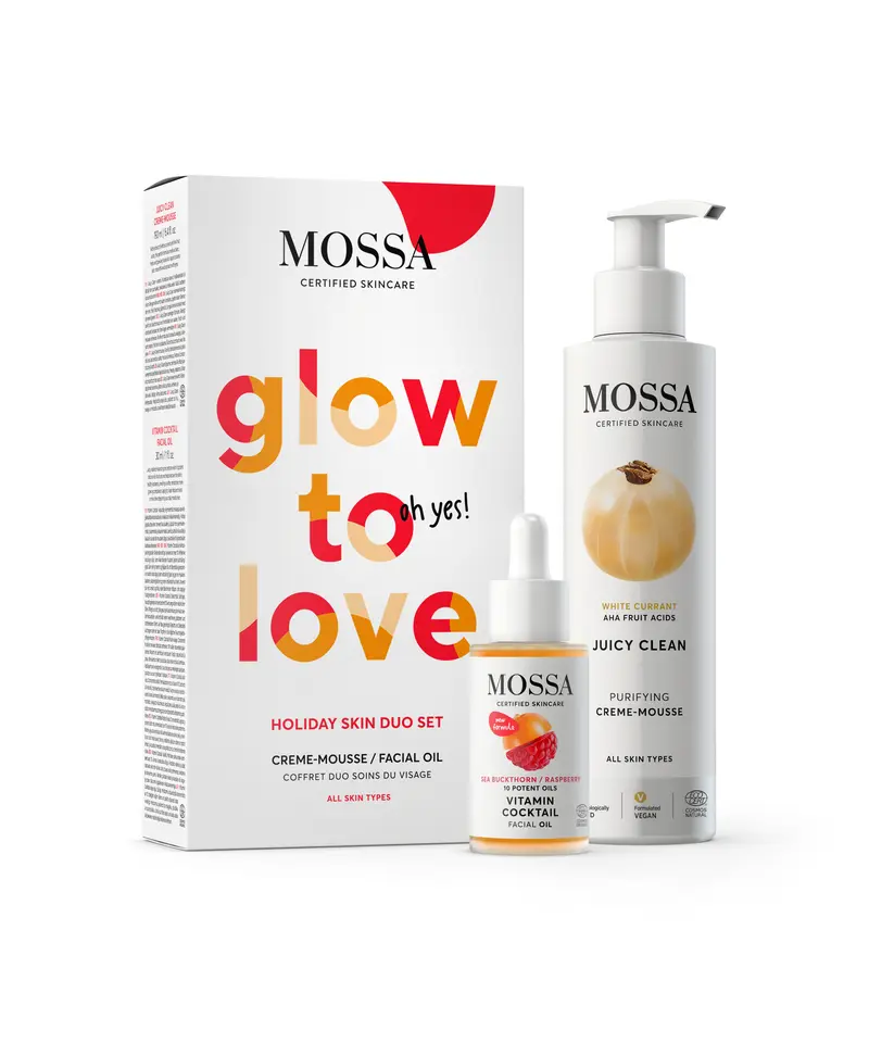 Glow Holiday Skin Duo Set, 30 ml x 190 ml