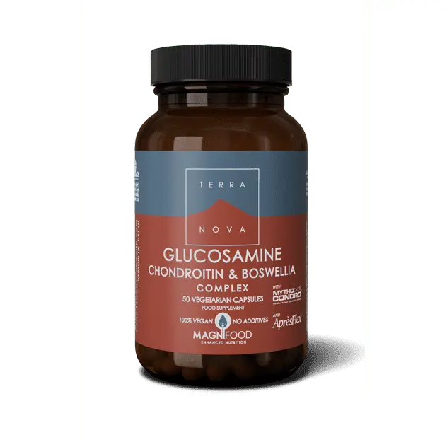 Glucosamine Chondroitin & Boswellia Complex 50kaps, Terranova