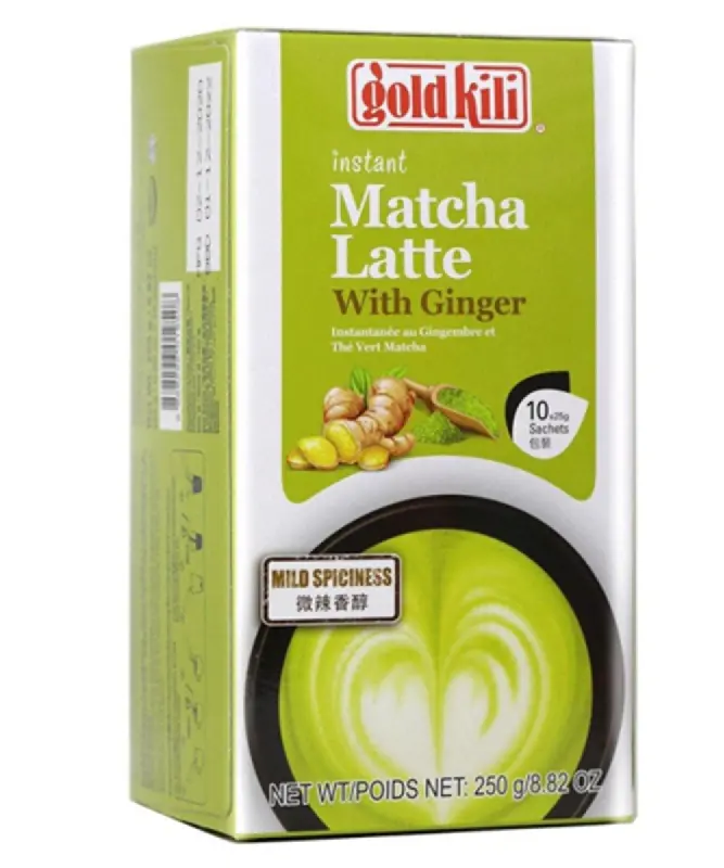 GOLD KILI INSTANT MATCHA GINGER LATTE 10X25G