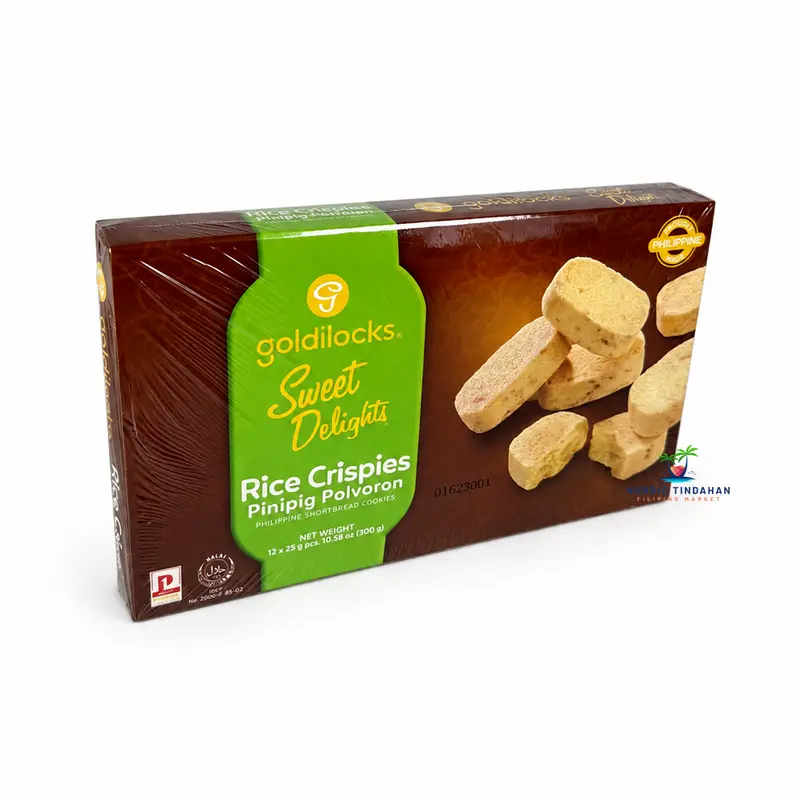 Goldilocks Sweet Delights Rice Crispies Pinipig Polvoron 300g (12x25g)
