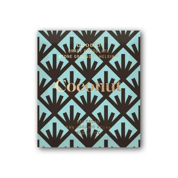 Goodio Luomu Coconut Raakasuklaa 51%